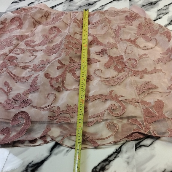 Anthropologie Pink A-Line Skirt - Picture 8 of 13